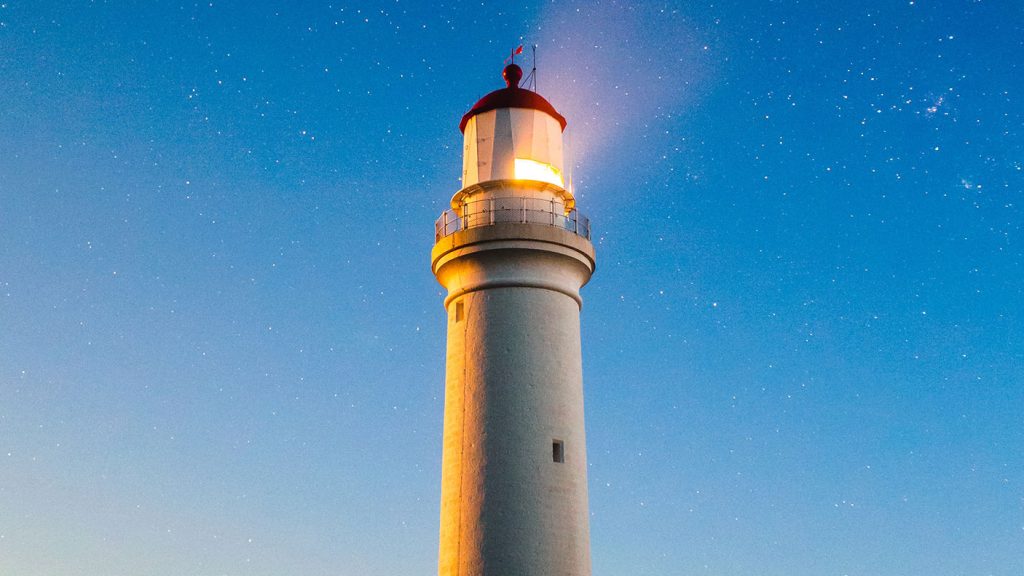 The leader is the lighthouse