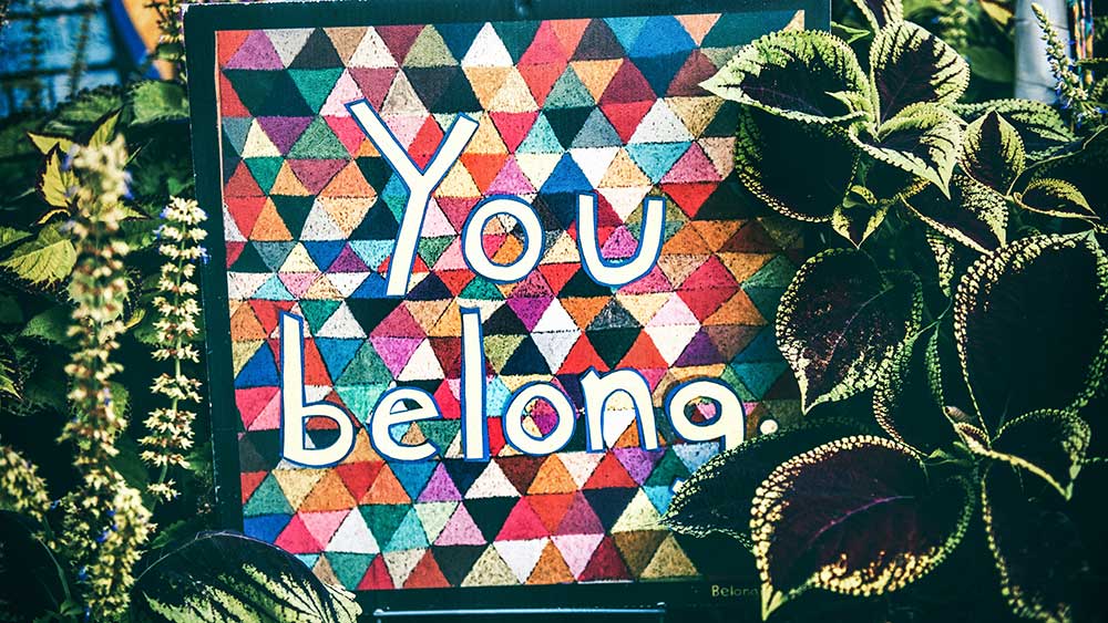 Decorative: You belong